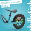 Chillafish - Glow 10'' Balance Bike With Light Up Wheels - Sky - Cpch02Sky