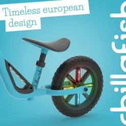 Chillafish - Glow 10'' Balance Bike With Light Up Wheels - Sky - Cpch02Sky