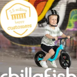 Chillafish - Glow 10'' Balance Bike With Light Up Wheels - Sky - Cpch02Sky