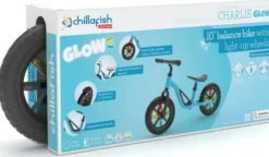 Chillafish - Glow 10'' Balance Bike With Light Up Wheels - Sky - Cpch02Sky