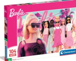 Clementoni - Barbie Puzzle 1 - 104 Brikker - Super Puslespil