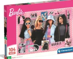 Clementoni - Barbie Puzzle 3 - 104 Brikker - Super Puslespil