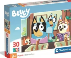 Clementoni - Bluey Puslespil 2026 - 30 Brikker - Super Color