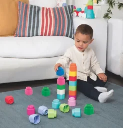 Clementoni - Clemmy Magic Rainbow Blocks Set - 9 Klodser