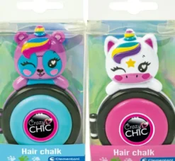 Clementoni - Crazy Chic Lovely - Hårkridt Til Børn - Assorteret