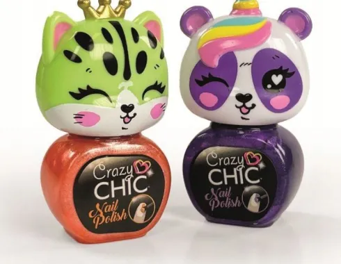 Clementoni - Crazy Chic - Neglelak Til Børn - Lovely - 2 Farver