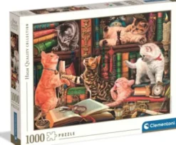 Clementoni - Curious Whiskers Puzzle - 1000 Brikker - Puslespil