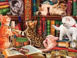 Clementoni - Curious Whiskers Puzzle - 1000 Brikker - Puslespil