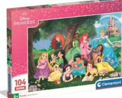 Clementoni - Disney Princess Puzzle - 104 Brikker - Puslespil