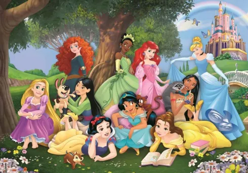 Clementoni - Disney Princess Puzzle - 104 Brikker - Puslespil