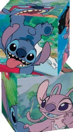 Clementoni - Disney Stitch Cubes Klodspuslespil - 12 Brikker