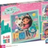 Clementoni - Gabby's Dollhouse Puslespil - 3X48 Brikker - Movie