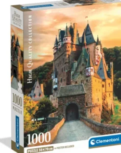Clementoni - Gyldne Time Ved Eltz Slottet Puslespil - 1000 Brikker