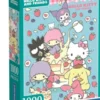 Clementoni - Hello Kitty And Friends Puslespil - 1000 Brikker