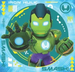 Clementoni - Iron Man Awesome Friends Puzzle - 3X48 Brikker