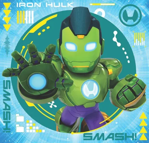 Clementoni - Iron Man Awesome Friends Puzzle - 3X48 Brikker