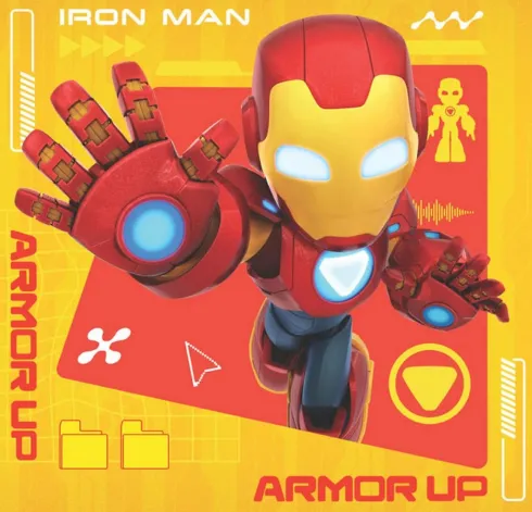 Clementoni - Iron Man Awesome Friends Puzzle - 3X48 Brikker