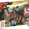 Clementoni - Jurassic World Puzzle - 24 Brikker - Maxi Puslespil