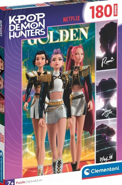 Clementoni - K-Pop Demon Hunters Puslespil - 180 Brikker