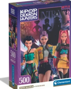 Clementoni - K-Pop Demon Hunters 2 Puzzle - 500 Brikker