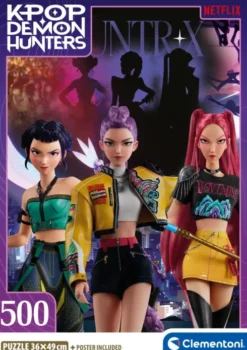 Clementoni - K-Pop Demon Hunters 2 Puzzle - 500 Brikker