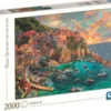 Clementoni - Malede Manarola Puslespil - 2000 Brikker - Hqc
