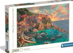 Clementoni - Malede Manarola Puslespil - 2000 Brikker - Hqc