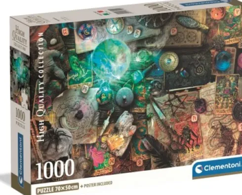 Clementoni - Maleficium Puslespil Inkl. Plakat - 1000 Brikker - Hqc