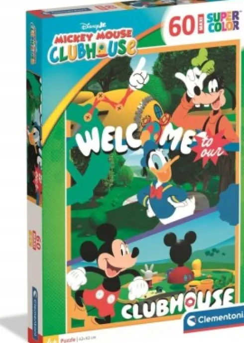 Clementoni - Mickey Mouse Club House Puzzle - 60 Brikker