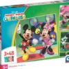 Clementoni - Mickey Mouse Club House Puzzle - 3X48 Brikker