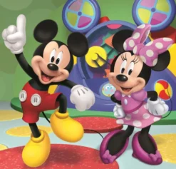 Clementoni - Mickey Mouse Club House Puzzle - 3X48 Brikker