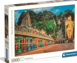 Clementoni - Painted Batu Caves Puzzle - 1000 Brikker - Puslespil