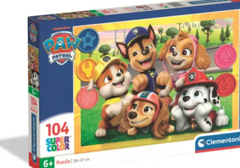 Clementoni - Paw Patrol Puzzle - 104 Brikker - Puslespil
