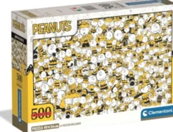 Clementoni - Peanuts Impossible Puzzle - 500 Brikker - Puslespil