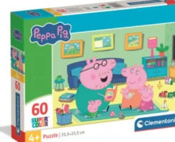 Clementoni - Peppa Pig Puzzle - Gurli Gris Puslespil - 60 Brikker