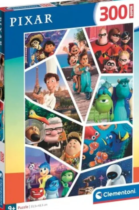 Clementoni - Pixar Puzzle - 300 Brikker - Super Puslespil