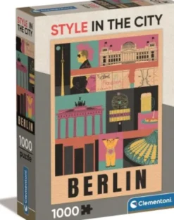 Clementoni Puslespil - Berlin - Style In The City - 1000 Brikker