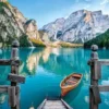 Clementoni Puslespil - Braies Lake - High Quality - 500 Brikker