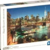 Clementoni Puslespil - Brooklyn Bridge Lys - High Quality - 6000 Brikker