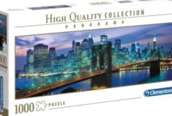 Clementoni Puslespil - Brooklyn Bridge - High Quality Panorama - 1000 Brikker