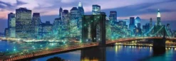 Clementoni Puslespil - Brooklyn Bridge - High Quality Panorama - 1000 Brikker