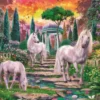 Clementoni Puslespil - Classical Garden Unicorns - High Quality - 2000 Brikker
