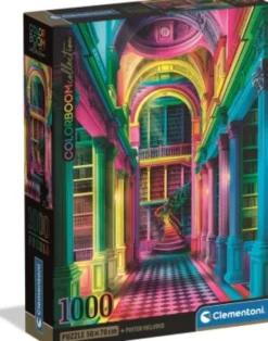 Clementoni Puslespil - Colorboom - Athenaeum - 1000 Brikker