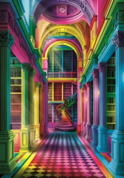 Clementoni Puslespil - Colorboom - Athenaeum - 1000 Brikker
