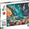 Clementoni Puslespil - Cosmic Crew - 104 Brikker