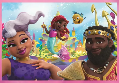 Clementoni Puslespil - Disney Ariel 4-I-1 - 12+16+20+24 Brikker