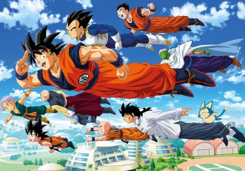 Clementoni Puslespil - Dragonball - 1000 Brikker