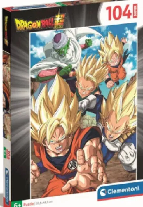Clementoni Puslespil - Dragonball - 104 Brikker