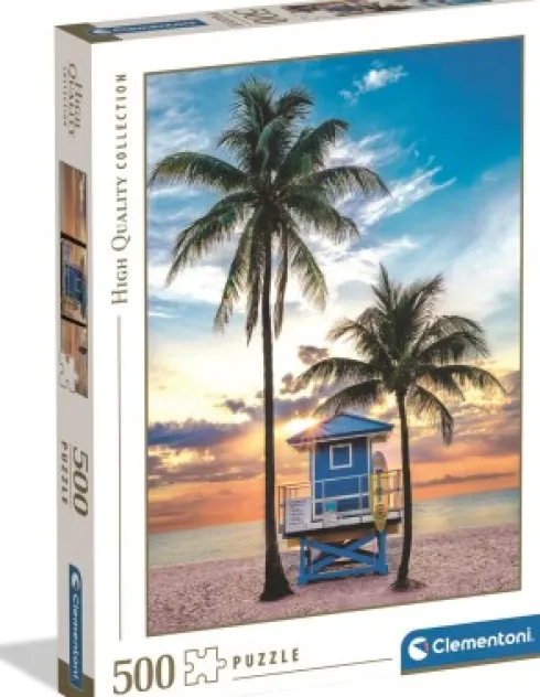 Clementoni Puslespil - Florida Miami Beach - High Quality - 500 Brikker