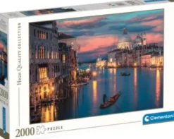 Clementoni Puslespil - Grand Canal - High Quality - 2000 Brikker